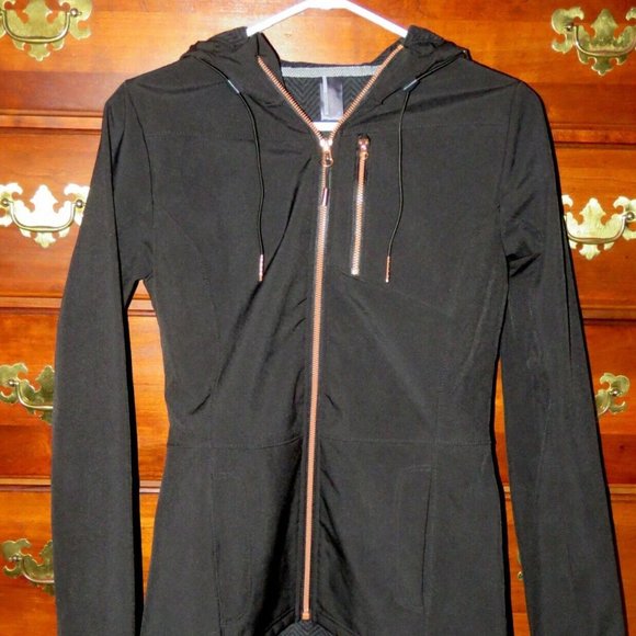 Mondetta Black Tech Rose Gold Zip Lined Hoodie Jacket- Small MSRP:$100 Large - Picture 13 of 13